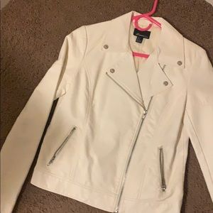 White Pleather Jacket